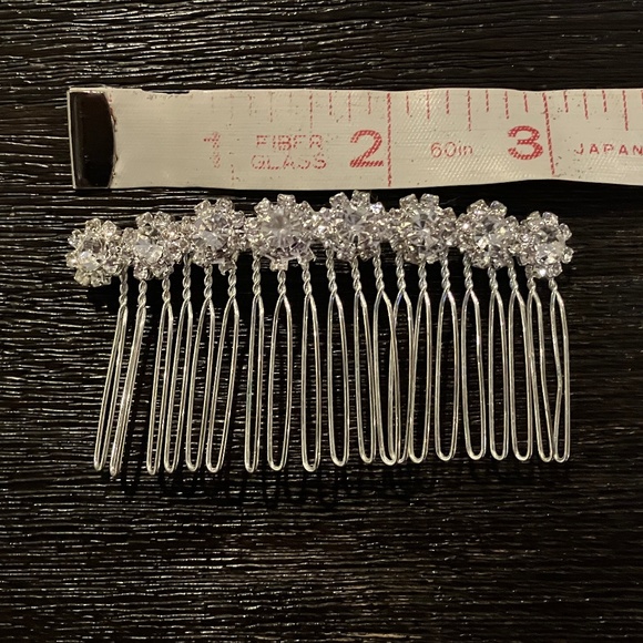 Rhinestone Hair Comb | Silver | NWOT - Picture 2 of 5